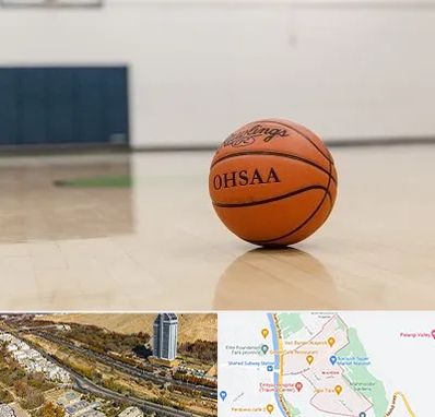 باشگاه بسکتبال در خیابان نیایش شیراز