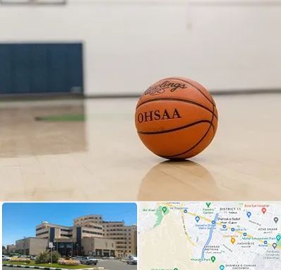 باشگاه بسکتبال در صیاد شیرازی مشهد