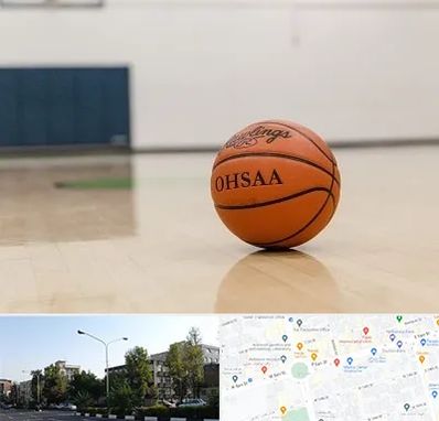 باشگاه بسکتبال در میدان کاج