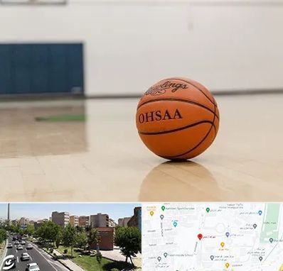 باشگاه بسکتبال در شهرک آزمایش