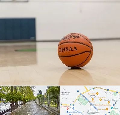 باشگاه بسکتبال در خیابان ارم شیراز