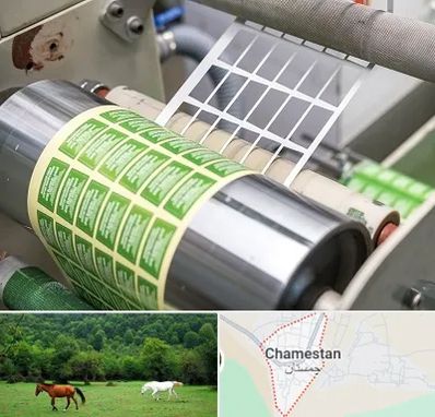 چاپ لیبل در چمستان