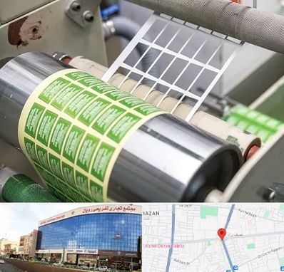 چاپ لیبل در نصف راه تبریز