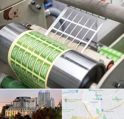 چاپ لیبل در فرشته 