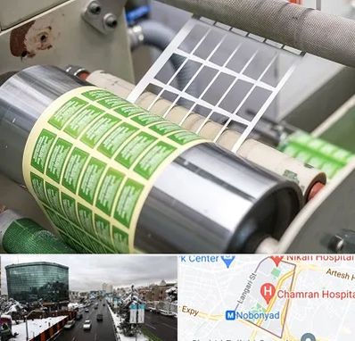 چاپ لیبل در اقدسیه 