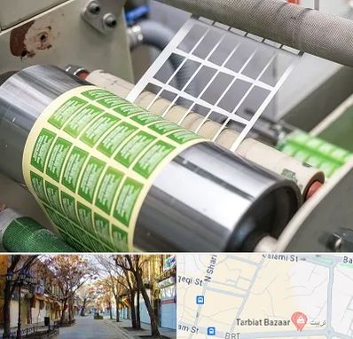 چاپ لیبل در تربیت تبریز