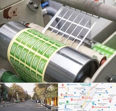 چاپ لیبل در شریعتی 