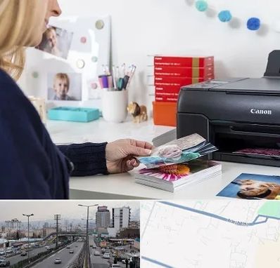 چاپ عکس و شاسی در بلوار ارتش