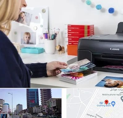 چاپ عکس و شاسی در چهارراه طالقانی کرج