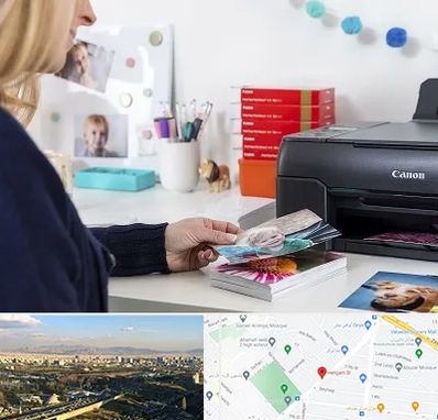 چاپ عکس و شاسی در هنگام 