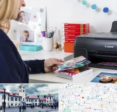 چاپ عکس و شاسی در میدان شهرداری رشت