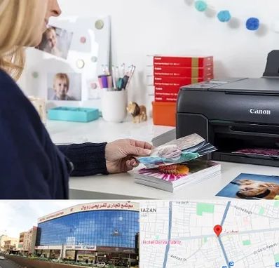 چاپ عکس و شاسی در نصف راه تبریز