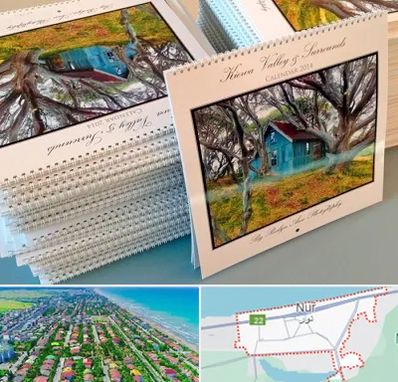 چاپ تقویم در نور