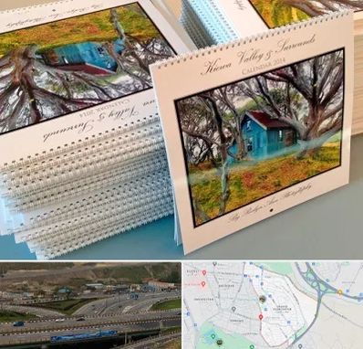 چاپ تقویم در یاغچیان تبریز