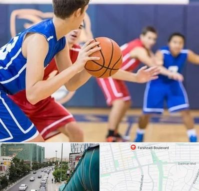 آموزشگاه بسکتبال در بلوار فرحزادی