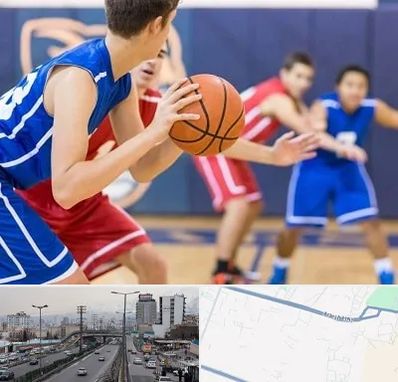آموزشگاه بسکتبال در بلوار ارتش