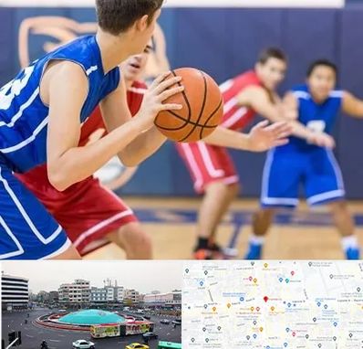 آموزشگاه بسکتبال در میدان انقلاب
