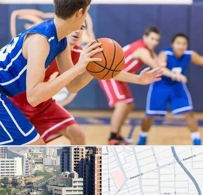 آموزشگاه بسکتبال در خیابان بهشتی