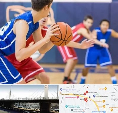 آموزشگاه بسکتبال در پارک وی