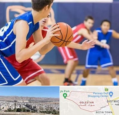 آموزشگاه بسکتبال در شهرک گلستان شیراز