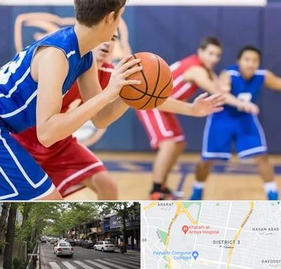 آموزشگاه بسکتبال در ظفر