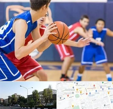 آموزشگاه بسکتبال در میدان کاج