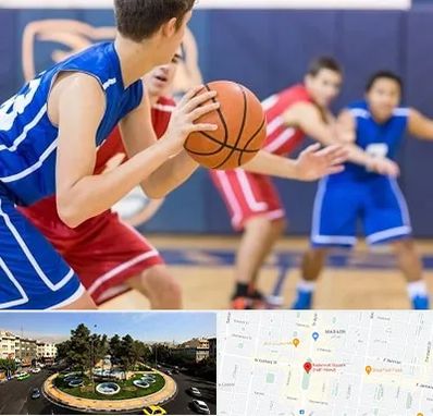 آموزشگاه بسکتبال در هفت حوض