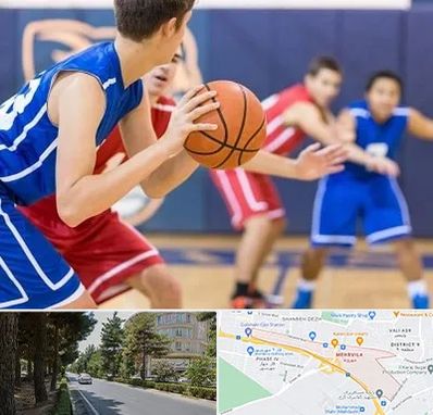 آموزشگاه بسکتبال در مهرویلا کرج