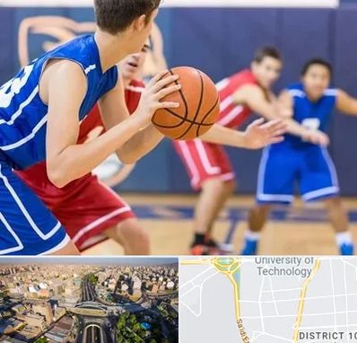 آموزشگاه بسکتبال در استاد معین