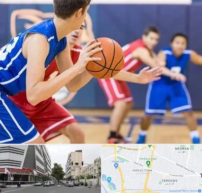 آموزشگاه بسکتبال در بلوار فردوس