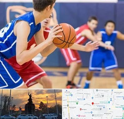 آموزشگاه بسکتبال در میدان حر