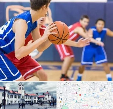 آموزشگاه بسکتبال در میدان شهرداری رشت