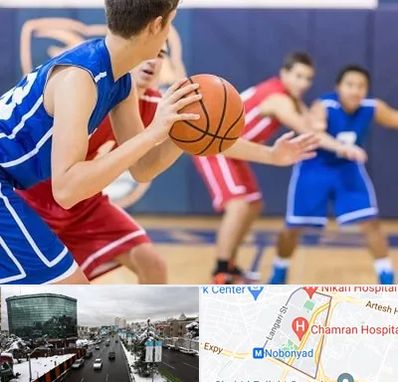 آموزشگاه بسکتبال در اقدسیه