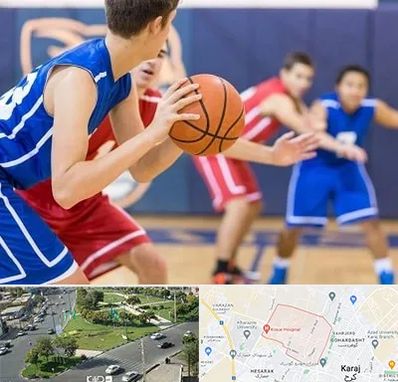 آموزشگاه بسکتبال در شاهین ویلا کرج
