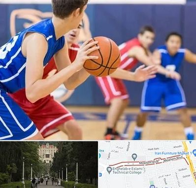 آموزشگاه بسکتبال در بلوار معلم رشت
