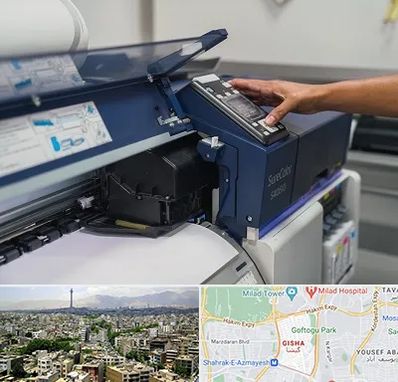 چاپ فلکسی در گیشا 