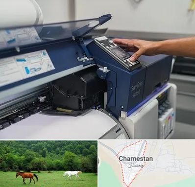 چاپ فلکسی در چمستان