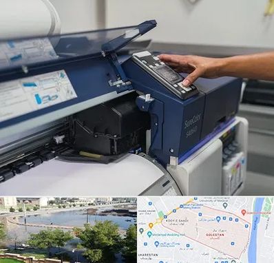 چاپ فلکسی در گلستان اهواز