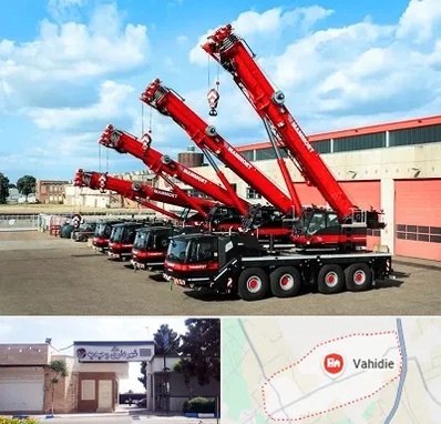 جرثقیل در وحیدیه شهریار