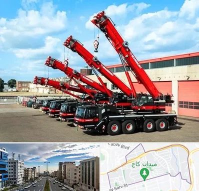 جرثقیل در سعادت آباد 