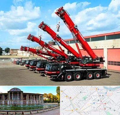 جرثقیل در عفیف آباد شیراز