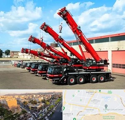 جرثقیل در تهرانپارس 