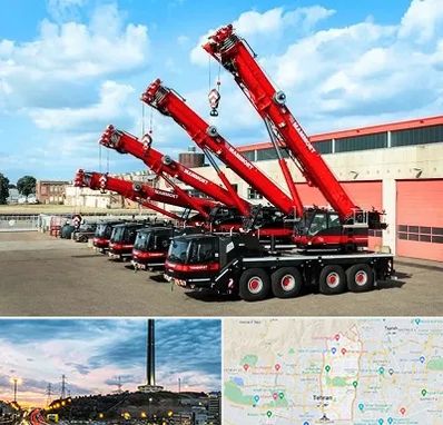 جرثقیل در منطقه 2 تهران 