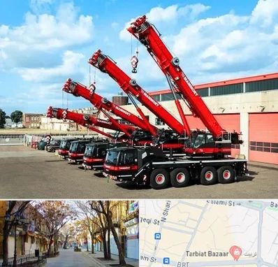 جرثقیل در تربیت تبریز