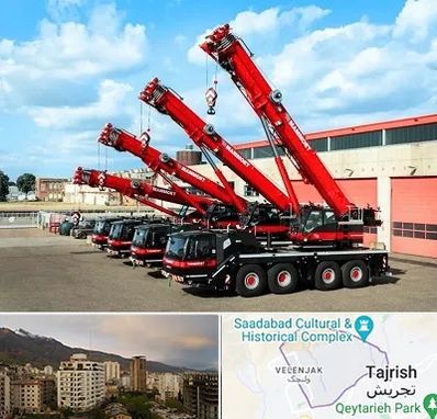 جرثقیل در زعفرانیه 