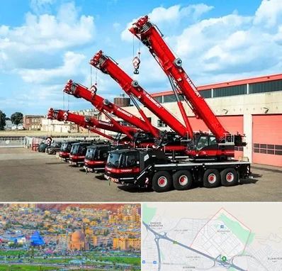 جرثقیل در رشدیه تبریز