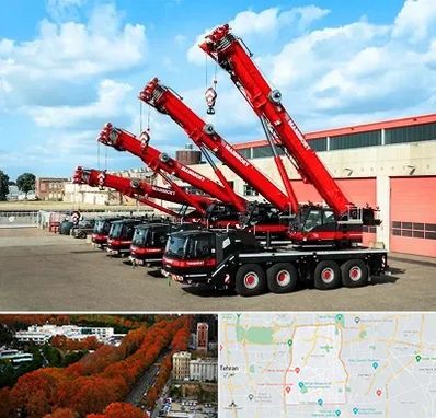 جرثقیل در منطقه 6 تهران 