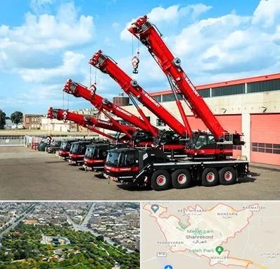 جرثقیل در شهرکرد