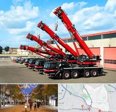 جرثقیل در ولیعصر ارومیه