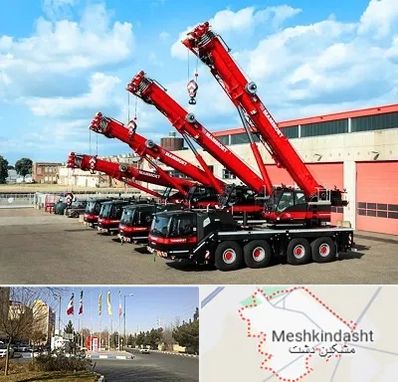 جرثقیل در مشکین دشت